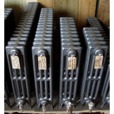 RADS2GO - Cast Iron Radiator - Victorian Style - 660-10 Sections - Gun Metal finish.