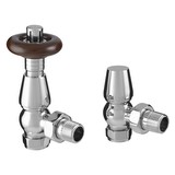 Radiator valve - Bentley Chrome thermostatic valve set