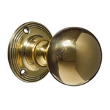 Door Knobs - Handles - Victorian - Brass - Plain