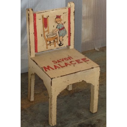 Ivory Painted Little Girl Chair (CDC-GIRLCHAIR)