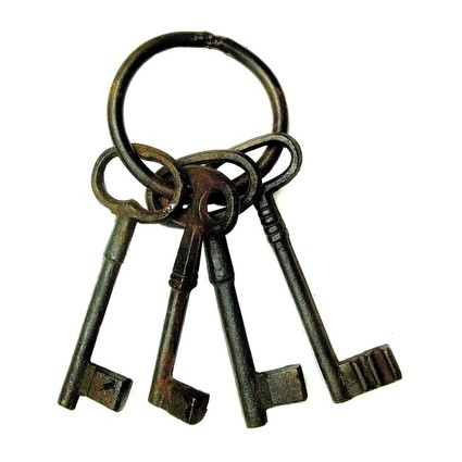 Large Bunch of Rustic Keys (CDC-LG-KEYS)