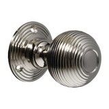 Door knobs - Handles - Victorian - Vintage - Nickel - Beehive - Style 2