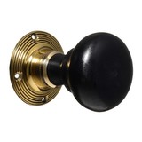 Door knobs - Handles - Victorian - Vintage - Wooden - Bun - Style 3